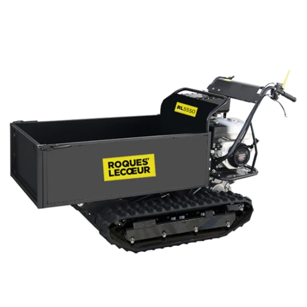 ROQUES ET LECOEUR Transporteur à chenilles plateau RL5550RLPV3 - Moteur RL 212cc - 3v/avant + marche arrière - Charge utile 500kg