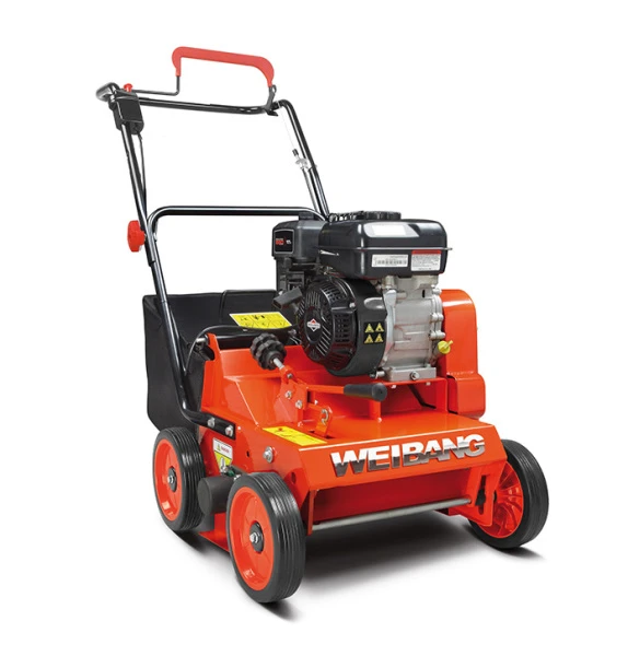 WEIBANG Scarificateur 22 couteaux mobiles WB384RB - Moteur Briggs and Stratton 163cc - 38cm de travail