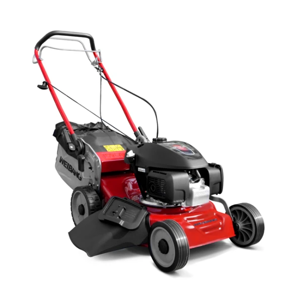WEIBANG Tondeuse tractée 3 en 1 et carter acier  WB455SH3EN1- Moteur Honda GCVX 145cc - 45cm de coupe
