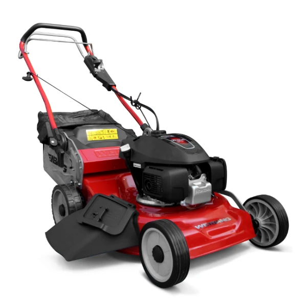 WEIBANG Tondeuse tractée 3 en 1, carter acier et variateur WB537SHV3EN1 - Moteur Honda GCVX170 - 166cc - 53 cm de coupe